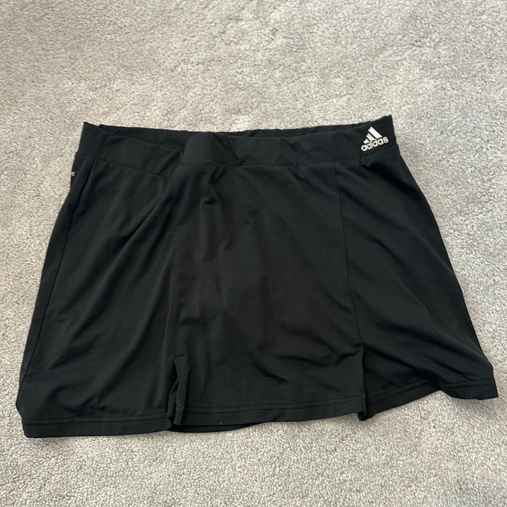Adidas Climalite black skirt with built in shorts